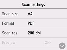 Canon Inkjet Handbücher GX7000 series Vornehmen von Einstellungen